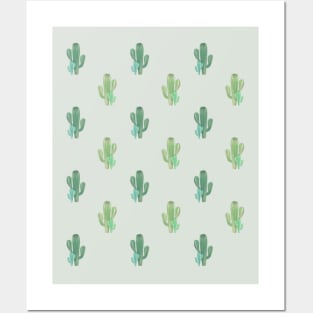 Cactus pattern Posters and Art